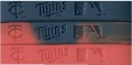 MLB WRISTBAND BRACELETS - MINNESOTA TWINS ( 3 Pack )
