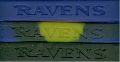 NFL WRISTBAND BRACELETS - BALTIMORE RAVENS ( 3 Pack )