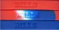 NFL WRISTBAND BRACELETS - BUFFALO BILLS ( 3 Pack )