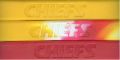 NFL WRISTBAND BRACELETS - KANSAS CITY CHIEFS ( 3 Pack )
