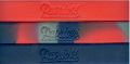 NFL WRISTBAND BRACELETS - NEW ENGLAND PATRIOTS ( 2 Pack - Ty-Dyed & Blue )