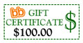 BBToyStore.com $100.00 Gift Certificate