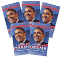 Topps Trading Cards - Inaugural Edition PRESIDENT OBAMA Collectors Cards - (5 Pack Lot)