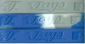 MLB WRISTBAND BRACELETS - TORONTO BLUEJAYS ( 3 Pack )