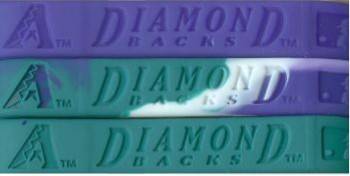 MLB WRISTBAND BRACELETS - ARIZONA DIAMONDBACKS ( 3 Pack )
