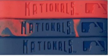 MLB WRISTBAND BRACELETS - WASHINGTON NATIONALS ( 3 Pack )