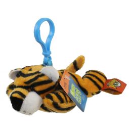 Adventure Planet Plush - Mighty Clips - TIGER (Plastic Key Clip - 3.5 inch)