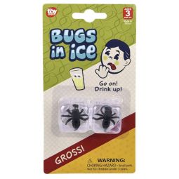 Rhode Island Novelty - Joke Gag Toys - BUGS IN ICE CUBES