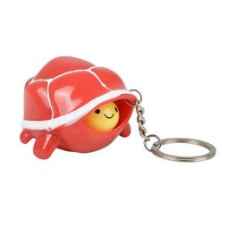 Rhode Island Novelty - POP-OUT TURTLE KEYCHAIN [Red] (2 inch)