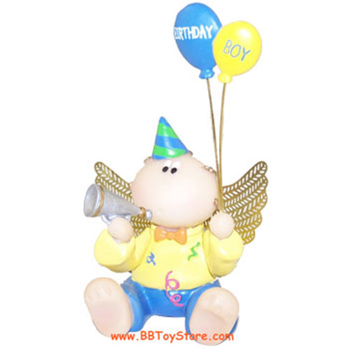 Russ Angel Cheeks Figurine - BIRTHDAY BOY