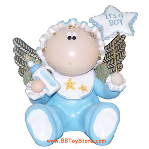 Russ Angel Cheeks Figurine - IT'S A BOY