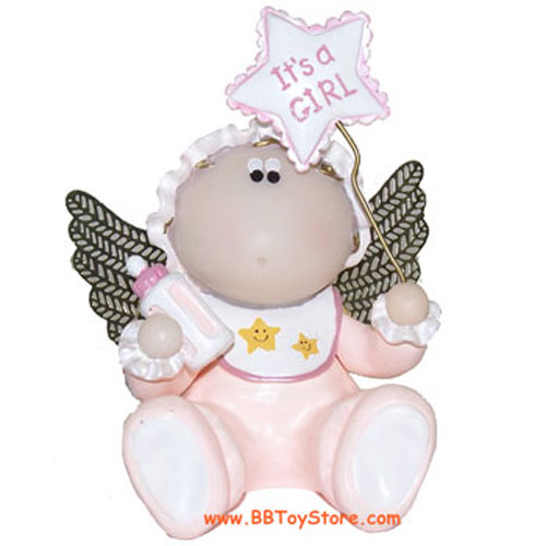 Russ Angel Cheeks Figurine - IT'S A GIRL