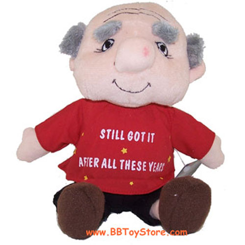 Russ Plush - Geezer Doll - MAN (Red Shirt - Still Got It After All These Years)