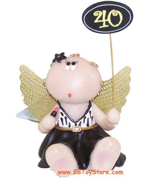 Russ Angel Cheeks Figurine - Over the Hill - 40