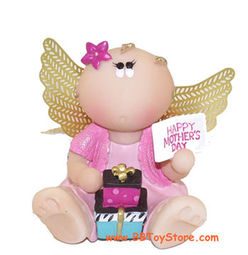 Russ Angel Cheeks Figurine - HAPPY MOTHER'S DAY