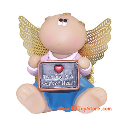 Russ Angel Cheeks Figurine - TEACHING IS A WORK OF HEART