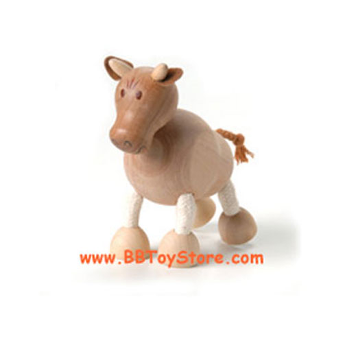 Anamalz - Posable Wooden Animals - BULL