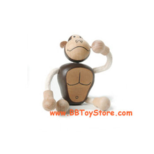 Anamalz - Posable Wooden Animals - GORILLA