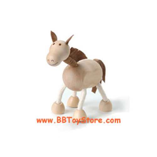 Anamalz - Posable Wooden Animals - HORSE