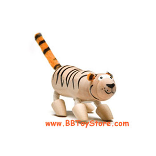 Anamalz - Posable Wooden Animals - TIGER