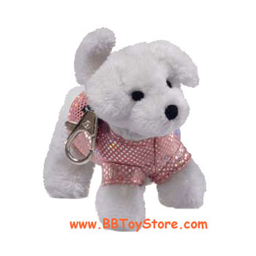Russ Plush - Backpack Clips - BICHON (4 inch)