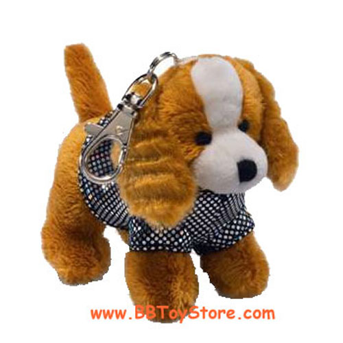 Russ Plush - Backpack Clips - COCKER SPANIEL (4 inch)