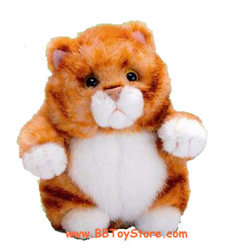 Russ Plush - Backpack Clips - ORANGE TABBY CAT (4 inch)