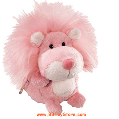 Russ Plush - Backpack Clips - PINK LION (4 inch)