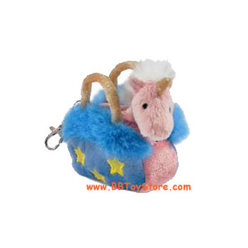 Russ Plush - Backpack Clips - UNICORN (w/ Carrier Bag) (4 inch)