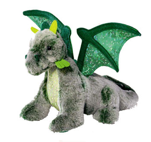Russ Plush - GREEN DRAGON (10 inch)