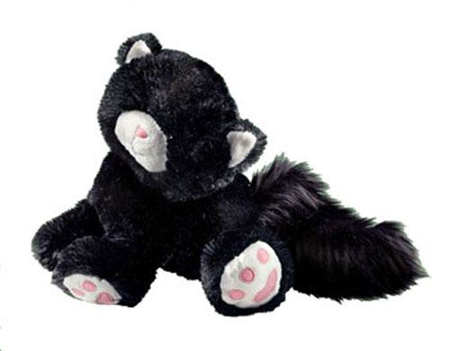 Russ Plush - TOM the Black Cat (10 inch)