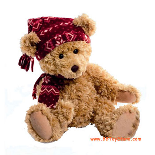 Russ Plush - CRANBERRY the Teddy Bear (17 inch)