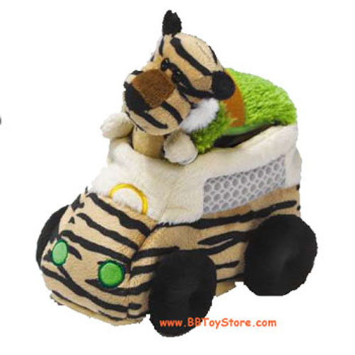 Russ Plush - Safari Friends Cars - TIGER (6.5 inch)
