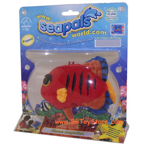 Russ SeaPals Virtual Plush Pet Finger Puppet  - FLAME ANGEL