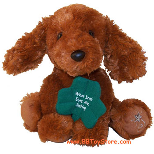 Russ Shining Stars Plush - IRISH SETTER (St. Patricks Day - limited edition)