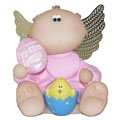 Russ Angel Cheeks Figurine - EGG-STRA SPECIAL ( with Chick )