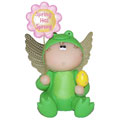 Russ Angel Cheeks Figurine - ANGEL FROG (Spring Has Sprung)