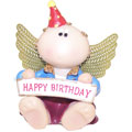 Russ Angel Cheeks Figurine - HAPPY BIRTHDAY ( BOY )