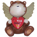 Russ Angel Cheeks Figurine - VALENTINE BEAR (Wild About You)