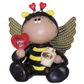 Russ Angel Cheeks Figurine - VALENTINE BEE