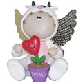 Russ Angel Cheeks Figurine - VALENTINE COW