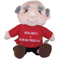 Russ Plush - Geezer Doll - MAN (Red Shirt - Still Got It After All These Years)