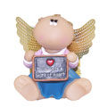 Russ Angel Cheeks Figurine - TEACHING IS A WORK OF HEART