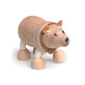 Anamalz - Posable Wooden Animals - BROWN BEAR