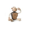 Anamalz - Posable Wooden Animals - GORILLA