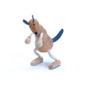 Anamalz - Posable Wooden Animals - KANGAROO