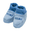 Russ Baby Booties - TROUBLE