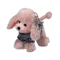 Russ Plush - Backpack Clips - PINK POODLE (4 inch)