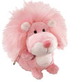 Russ Plush - Backpack Clips - PINK LION (4 inch)