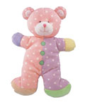 Russ Plush - Polkadot Bear (Pink) (12 inch)